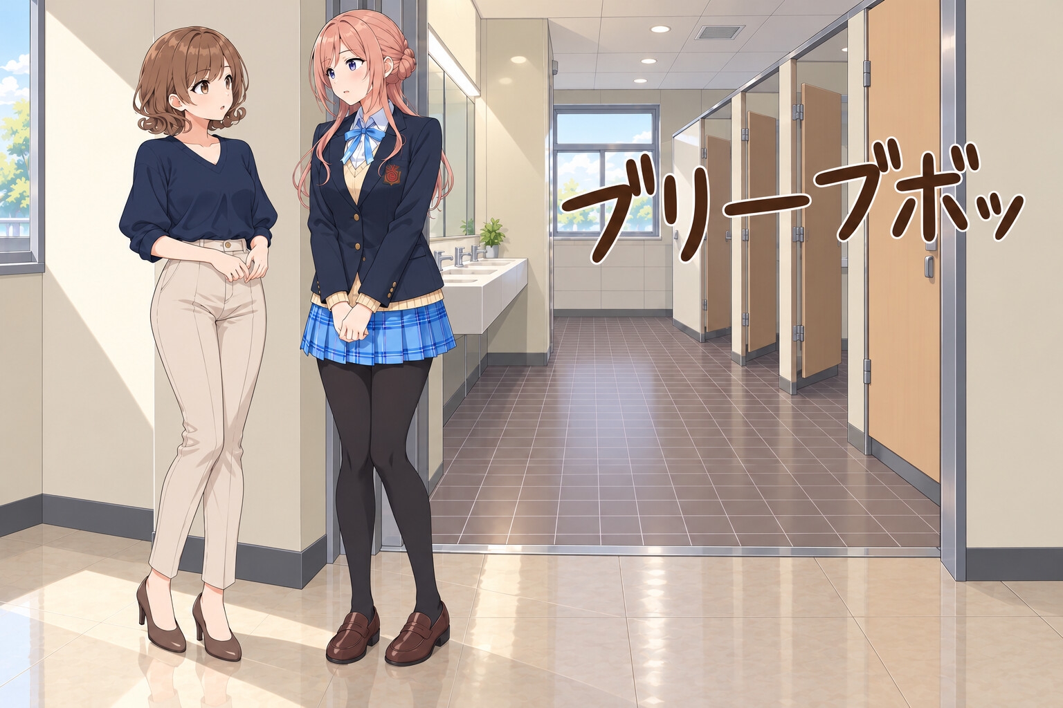 初●学園・森川千紗は大便を我慢できない5