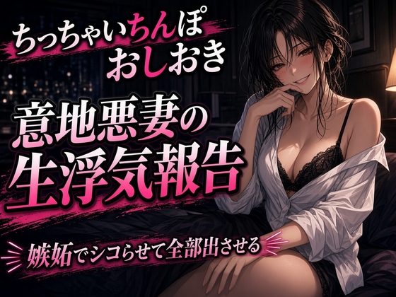 【意地悪妻】ちっちゃいちんぽおしおき 生浮気報告オナニーサポート 嫉妬でシコらせて全部出させる