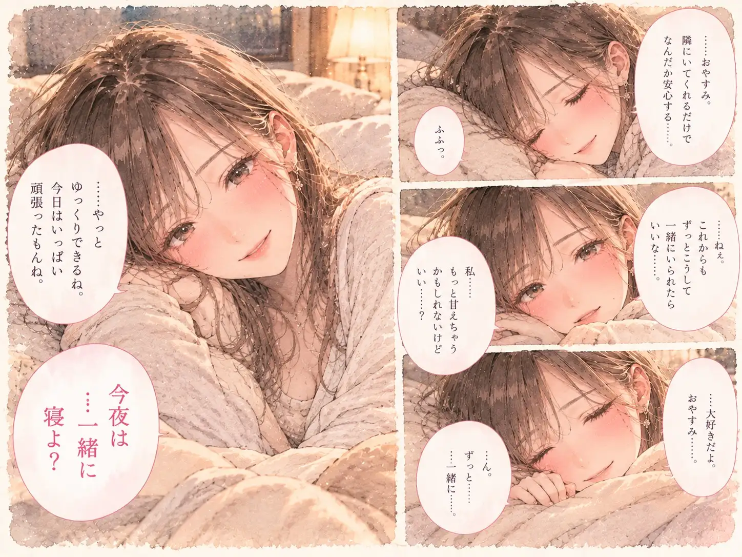 『終電を逃した夜、憧れの先輩と二人きりになった。』 サンプル画像 3