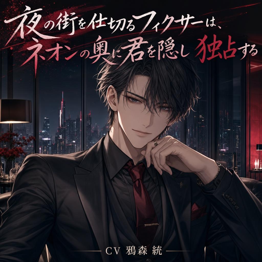 夜の街を仕切るフィクサーは、ネオンの奥に君を隠し独占する♡〜裏の顔を持つ男が、君にだけ見せる甘い執着愛〜【裏社会/束縛/バイノーラル】 サンプル画像1