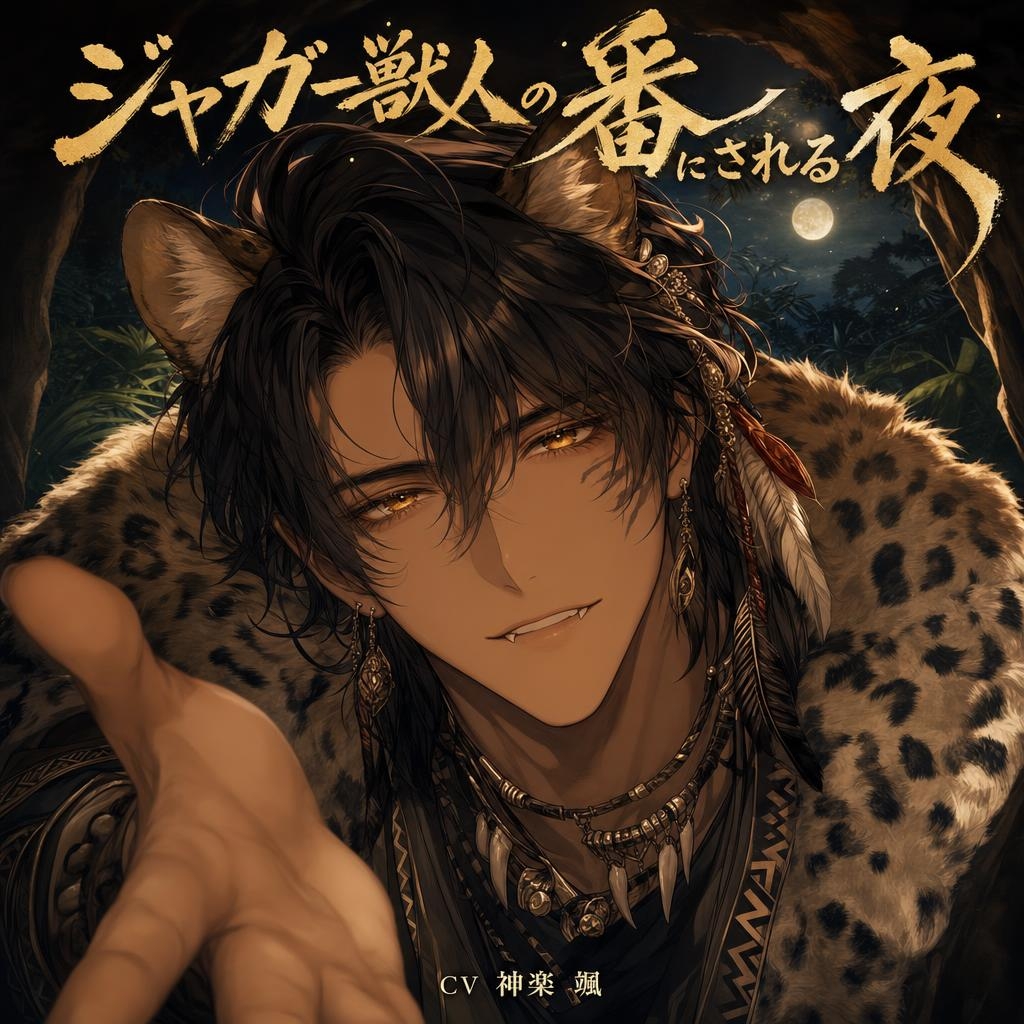 ジャガー獣人の番にされる夜♡〜密林で嗅ぎ当てた本能がお前だけを噛んで攫う〜【獣人/本能/バイノーラル】 サンプル画像1