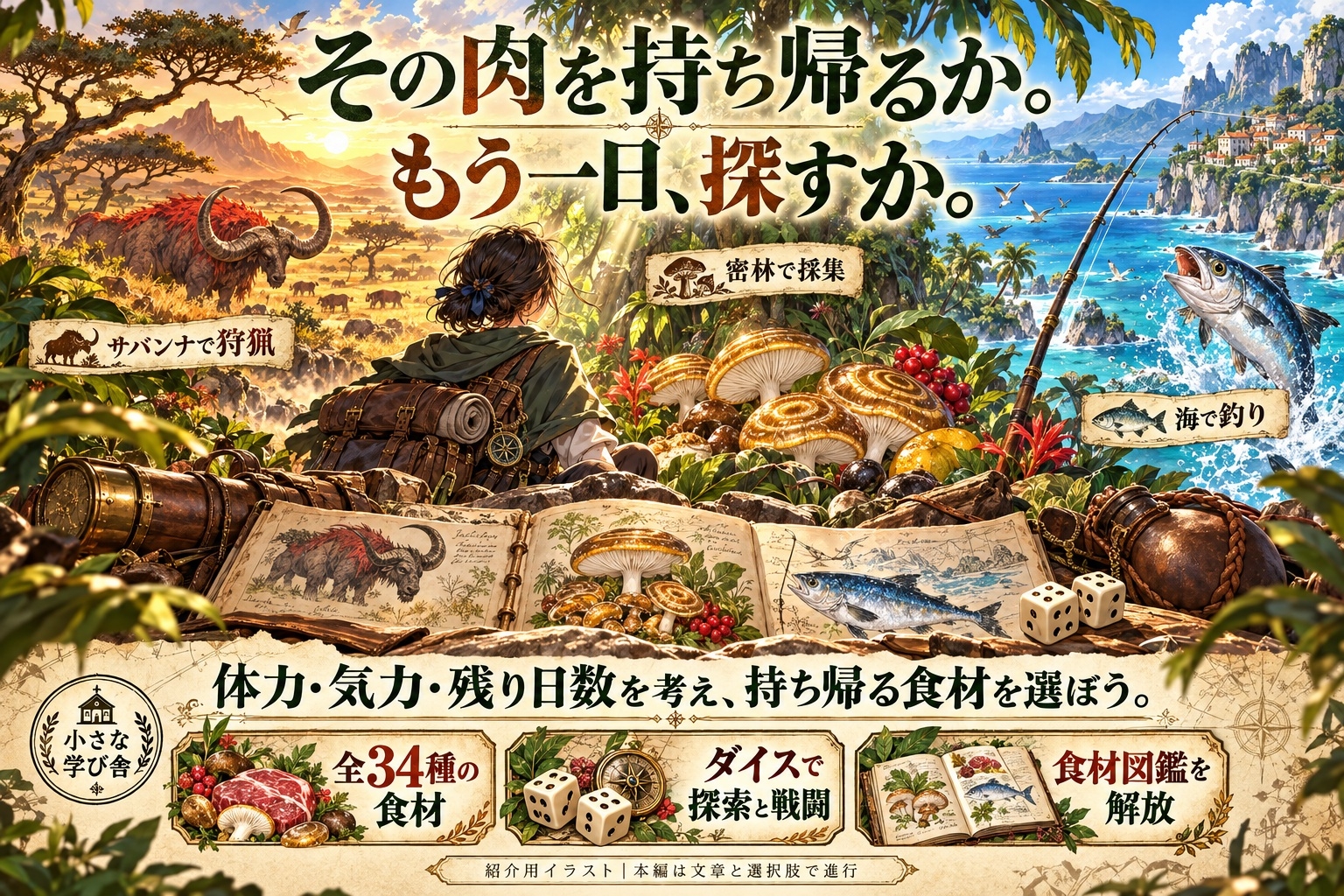 料理人の娘と幻の食材 ―十八日間の仕入れ冒険譚―