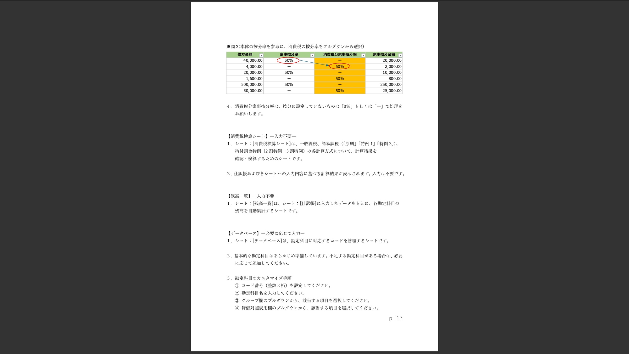 個人事業主向け消費税対応Excelシステム ― Callisto ―™v.1.00