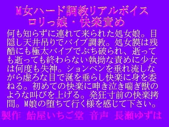 M女ハード調教・リアルボイス・ロリっ娘快楽責めwav