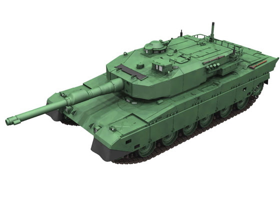 DAK3DCG作品データ「陸上自衛隊90式戦車」