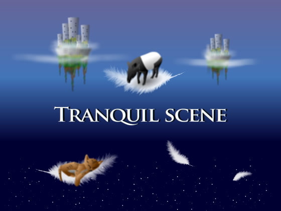 TRANQUIL SCENE Stars are collected