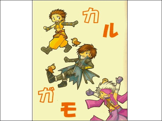 [君の斜め前を行く] カルガモ