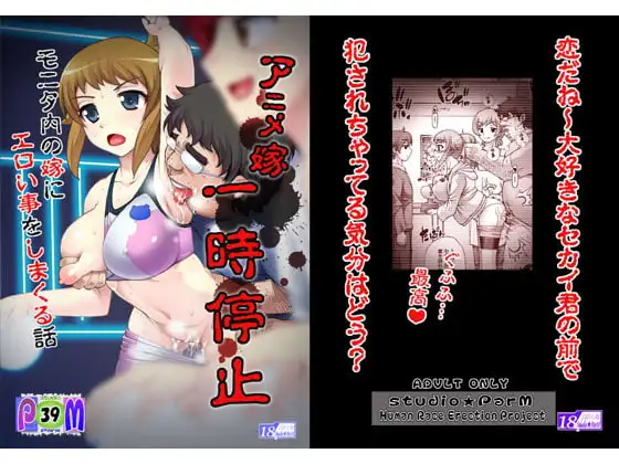 アニメ嫁一時停止 モニタ内の嫁にエロい事をしまくる話