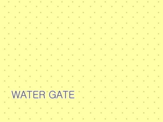 WATER GATE