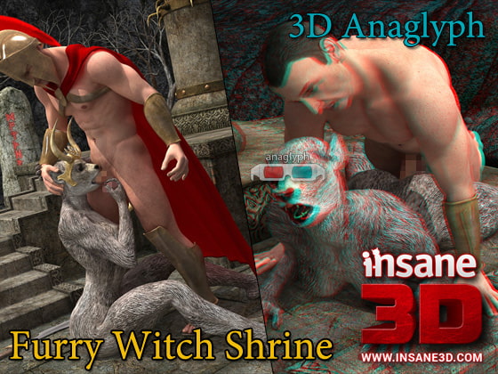 Anaglyph 3d Hentai Porn - Furry Witch Shrine [Insane 3D] | DLsite Adult Doujin