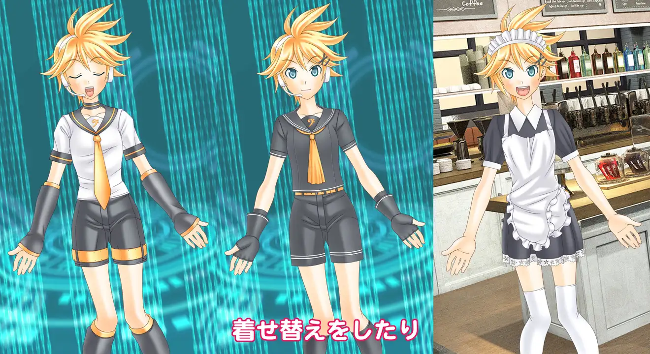 鏡○レンのエロ着せ替え [海老の酒蒸し] | DLsite がるまに