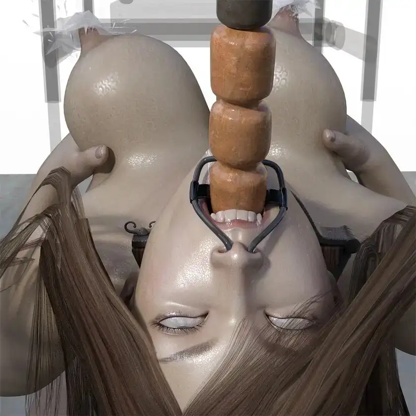 ムチムチ制服ブルマ美女の搾り出し母乳浣腸 サンプル画像 4