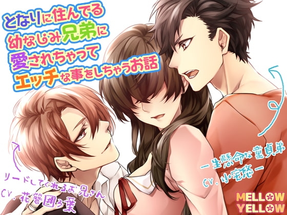 となりに住んでる幼なじみ兄弟に愛されちゃってエッチな事をしちゃうお話