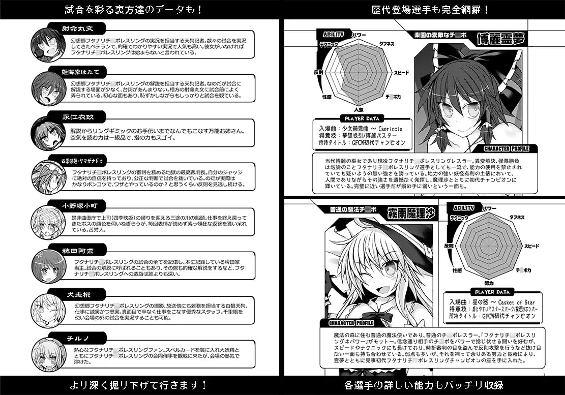 幻想郷フタナリチ○ポレスリング 5th Anniversary Memorial Book サンプル画像 3