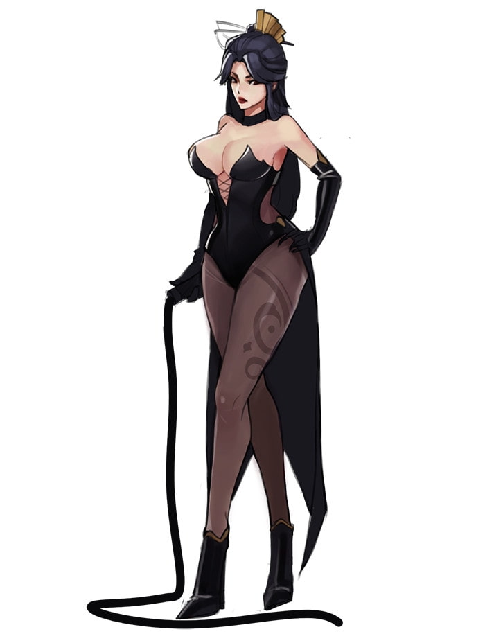Serpent Mistress's Stockings Discipline