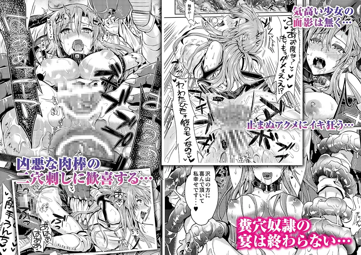 アナル奴隷IIIa～非公式ギルドの性奴隷へと堕ちたアスナ～ サンプル画像 3