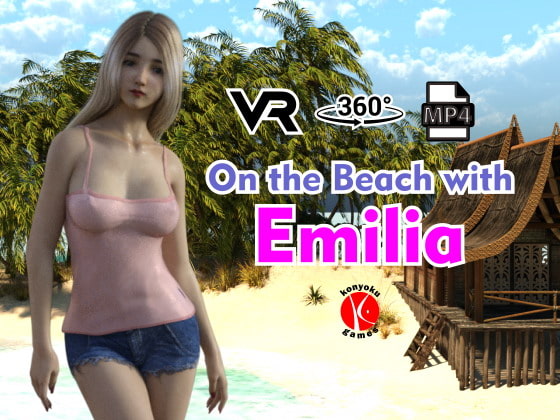 VR 360 Relaxing Meditation Music On The Beach with 3D Girlfriend - Emilia