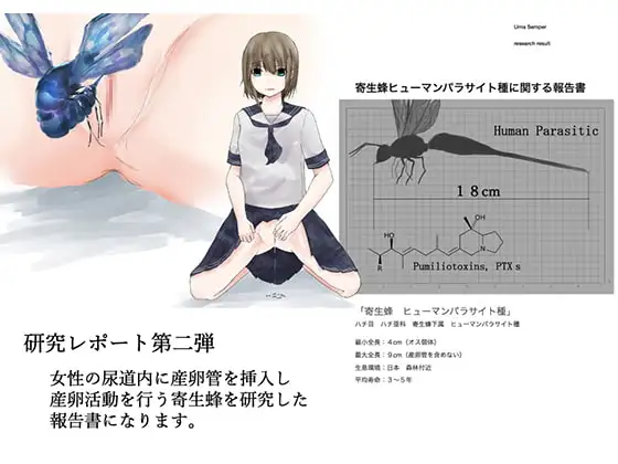 寄生蜂ヒューマンパラサイト種 研究レポート