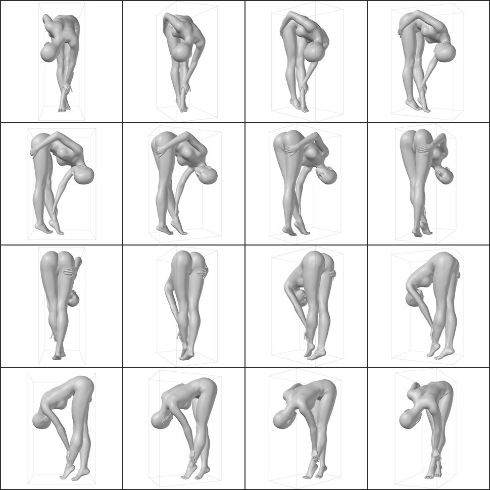 女体絵師のためのポーズ集 セクシーモデル編(商品番号:RJ268696)