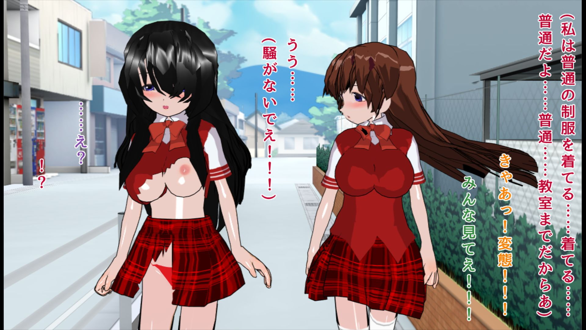 JK Lesbian Bullying ~Earnest Schoolgirl Made to Attend School with Breasts Out~