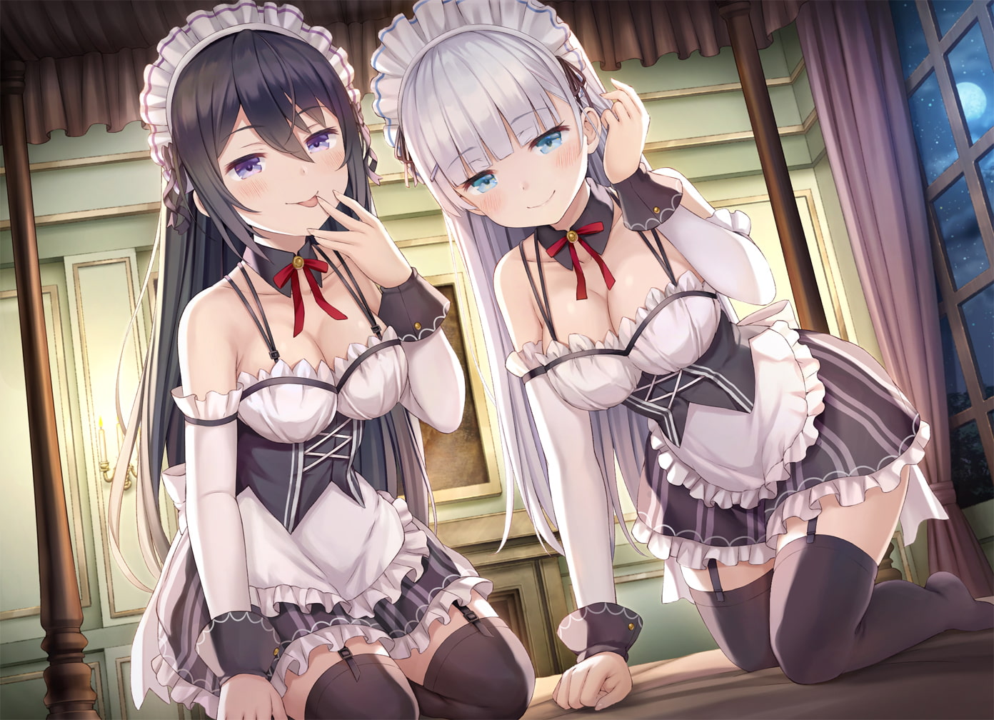 Maids of the Manor Fumi and Natsumi's Ear Licking BGM