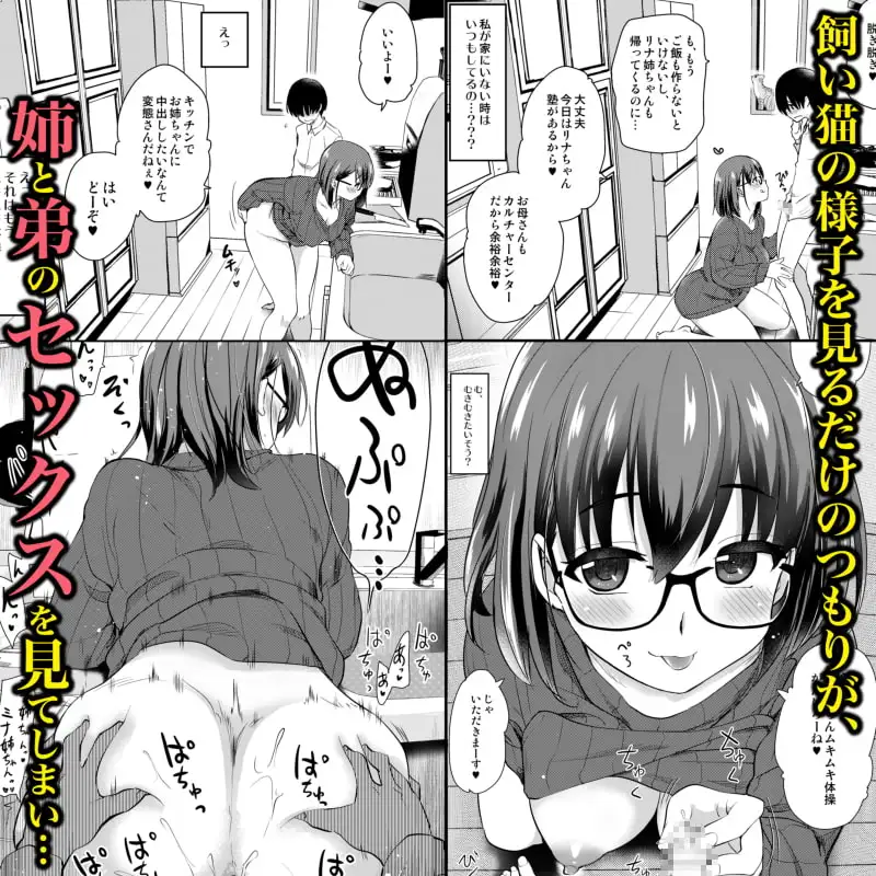 【繁体中文版】ペット見守りカメラに姉と弟のセックスが映っていた。