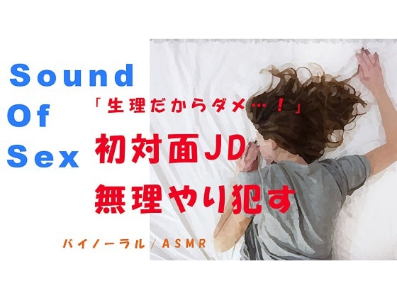 ノンフィクションSEXボイス!「生理だからダメ…!」嫌がる初対面JDを無理やり犯す! ASMR/バイノーラル/エロボイス/同人音声/ナンパ
