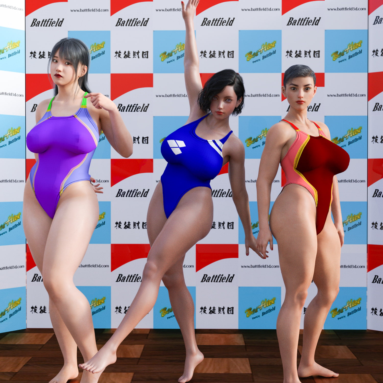 Modern Sports Swimsuit 01 for Genesis 8 Female
