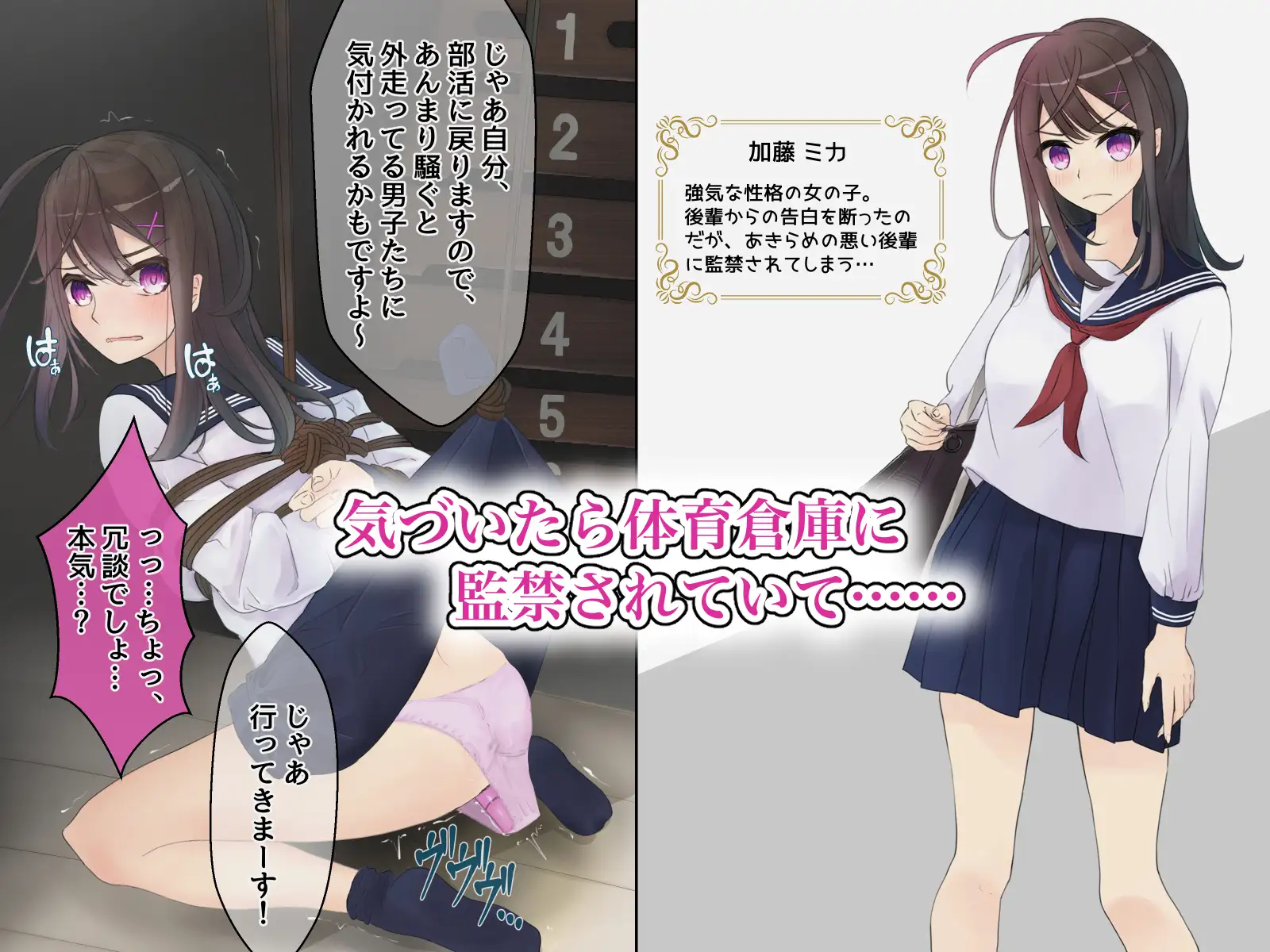 女子校生制服緊縛画像 RJ302002][なのなんの亭] 制服で縛られておもちゃ責め のダウンロード情報 - DLDShare