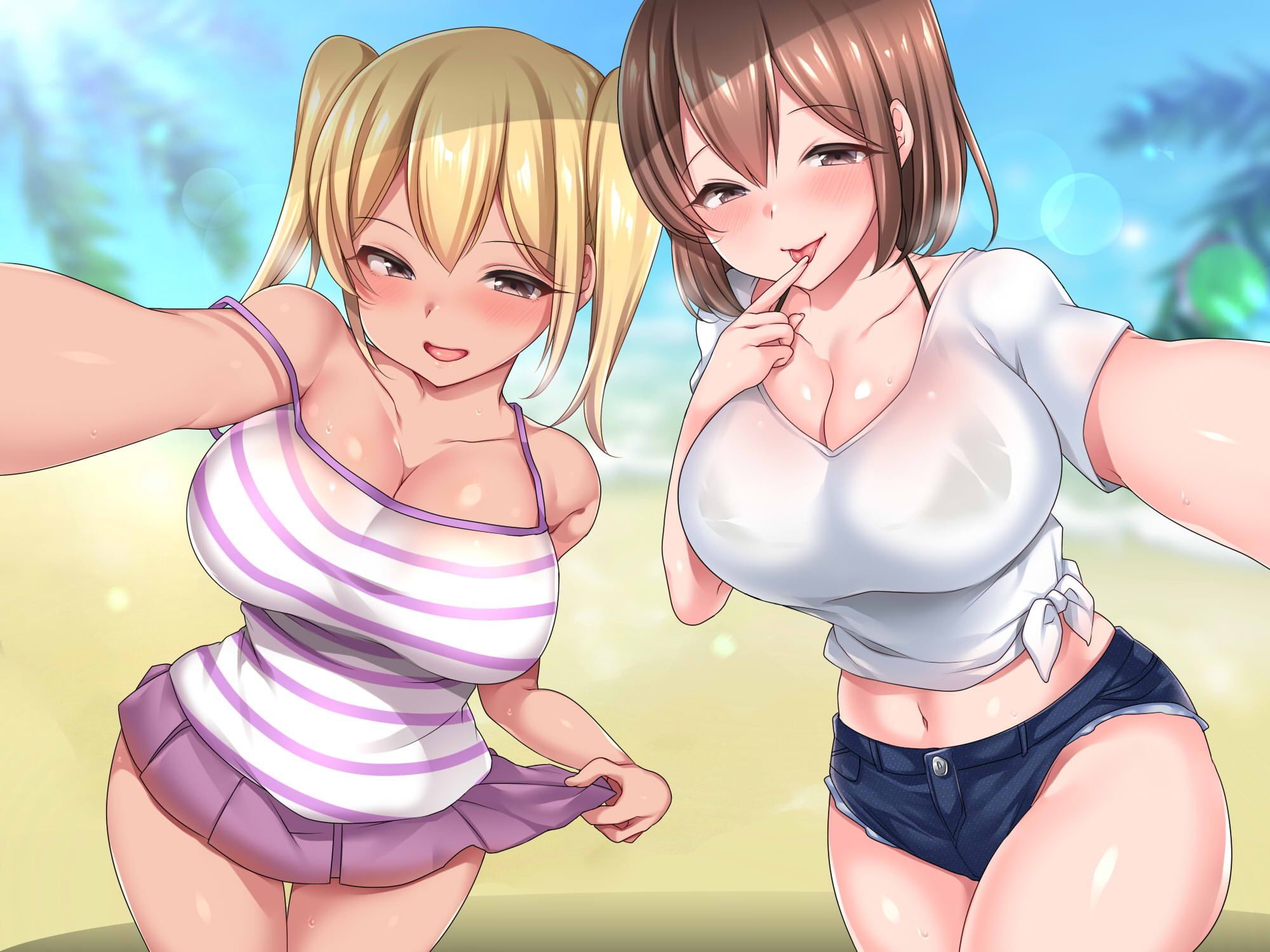 Cumming It Up On the Girls-only Island ~Slutty Sisters~