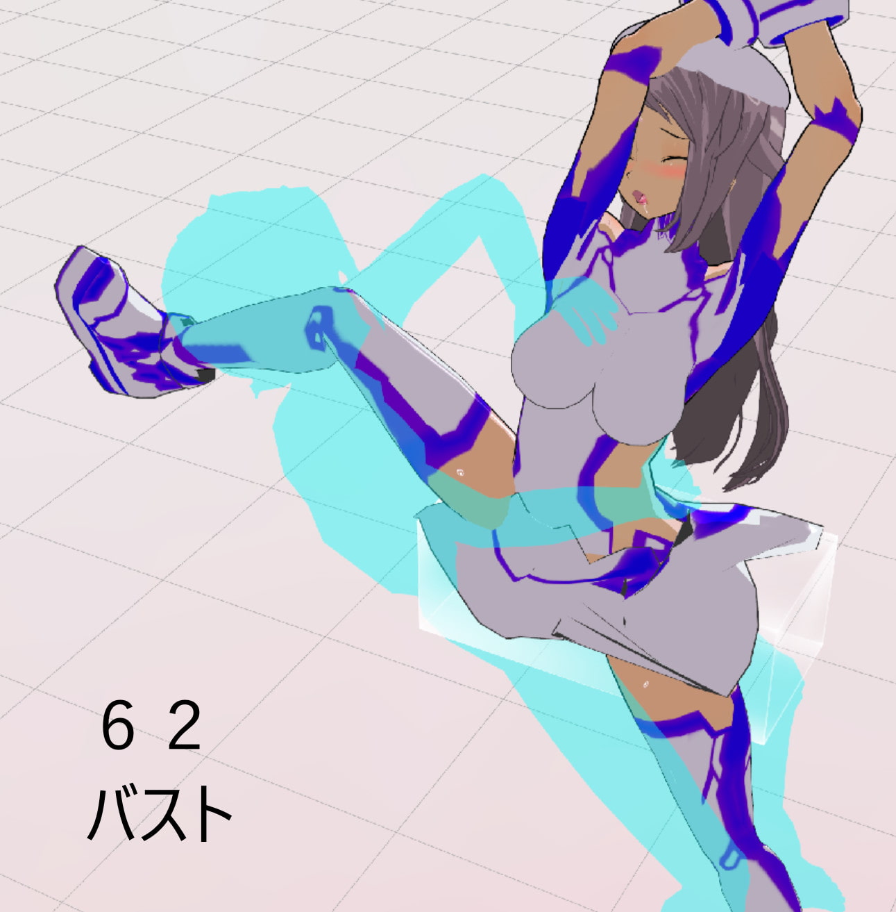 3Dカスタム少女追加モーション立位smallpack4