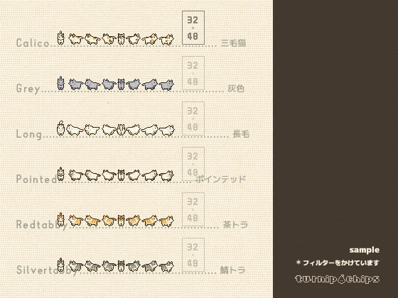 どうぶつキャラクターチップセットSIMPLE2(商品番号:RJ335964)