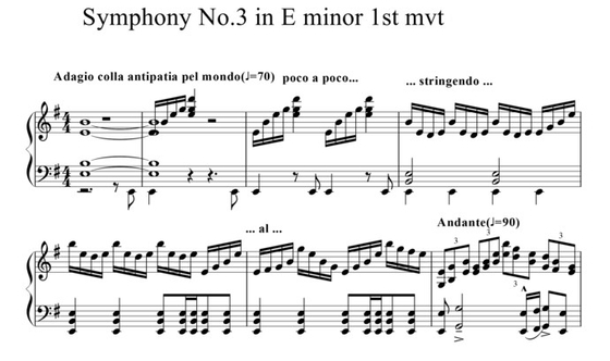 我門 隆星 交響曲第三番ホ短調「ミルチェスティ」
