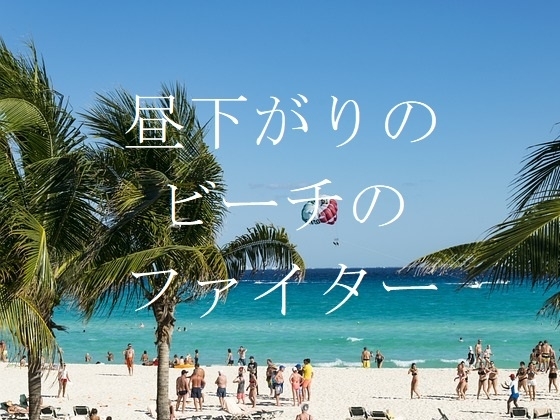 昼下がりのビーチのファイター