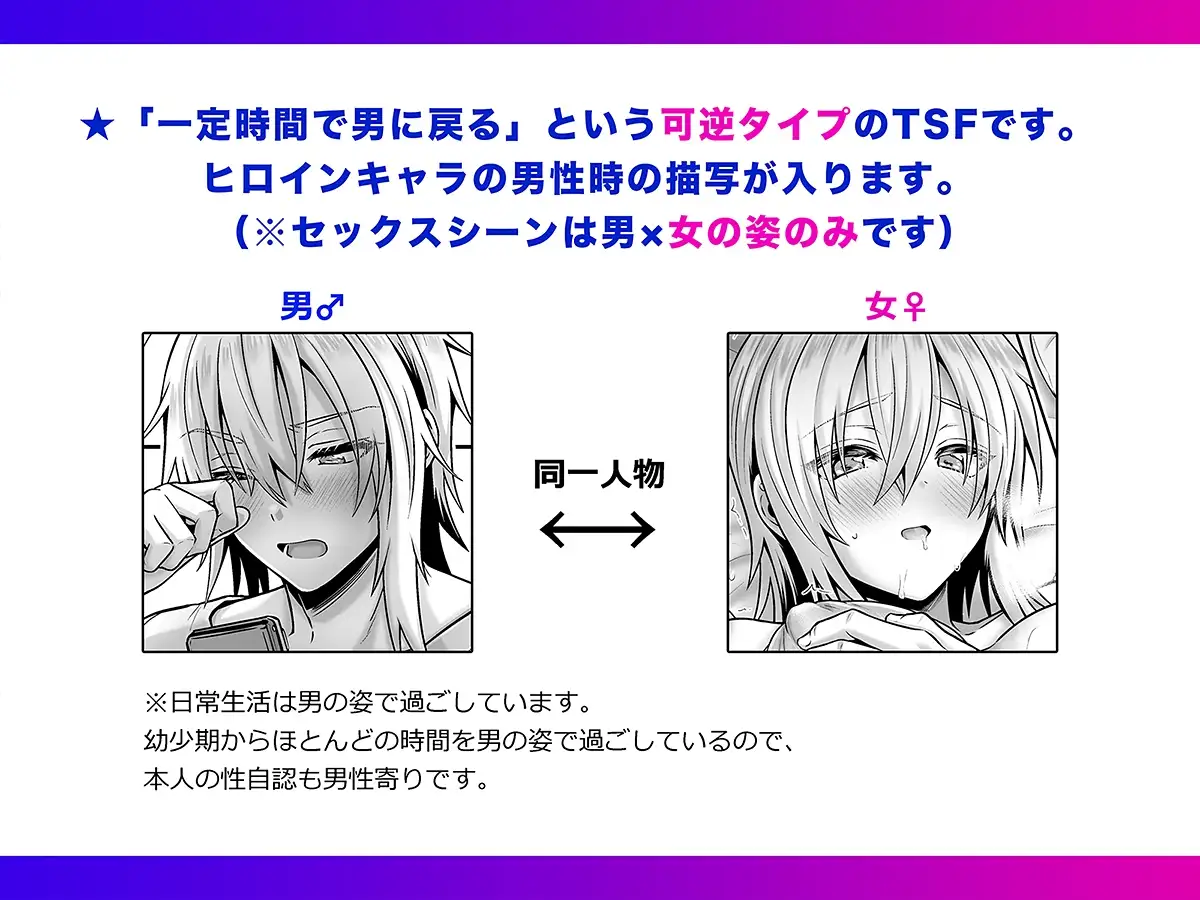 俺の親友はTS(性転換)体質 総集編1