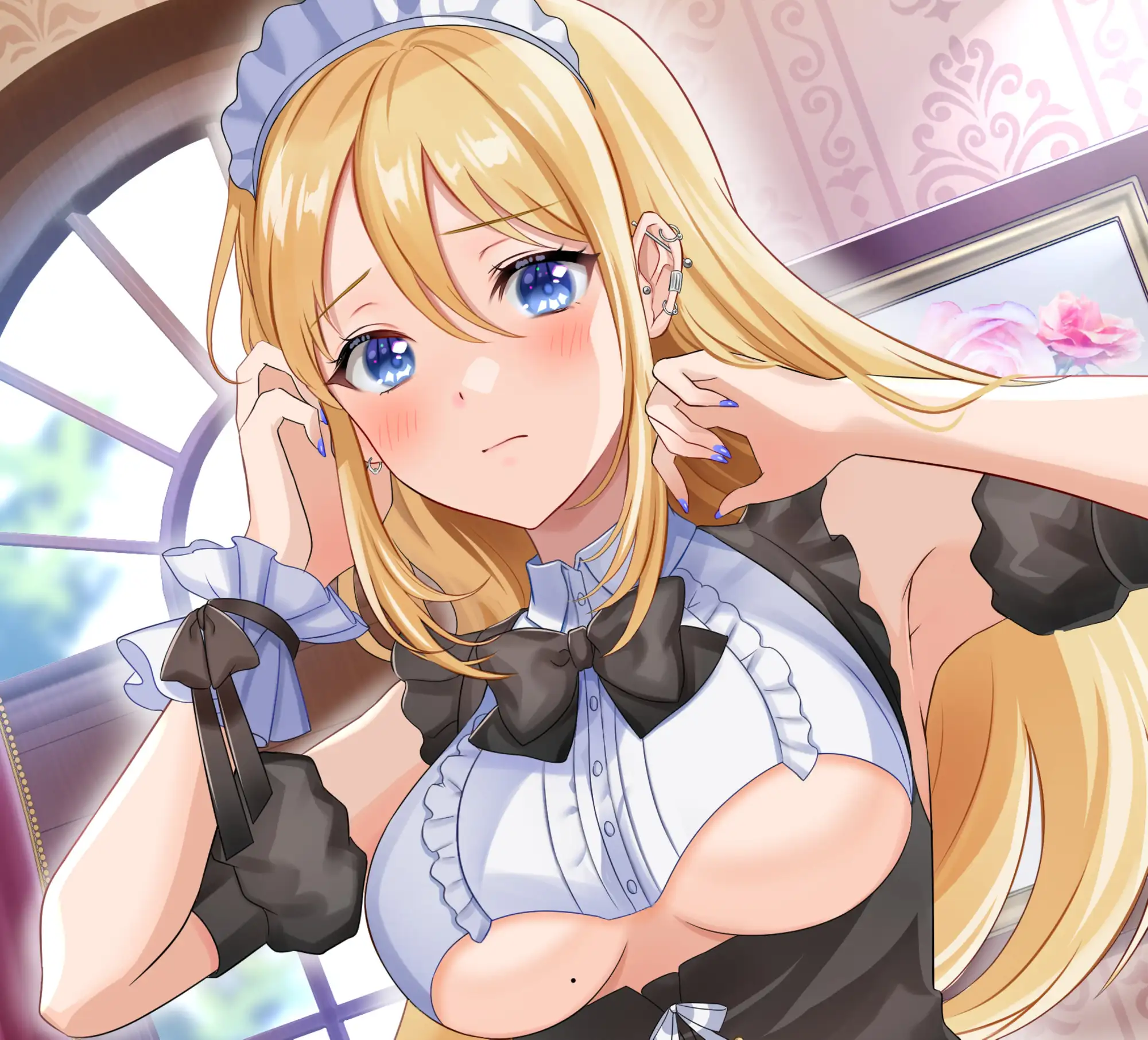【本編35分/声なしASMR付き】新人メイドはクラスメイトのギャルJK【CV.水野七海】 サンプル画像 6