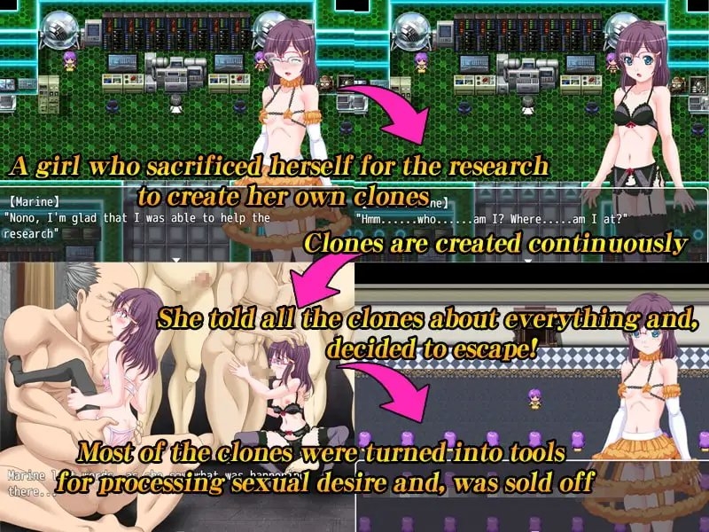 [Android Ver.] Clone girl Marine [English Ver.]のサンプル画像 2