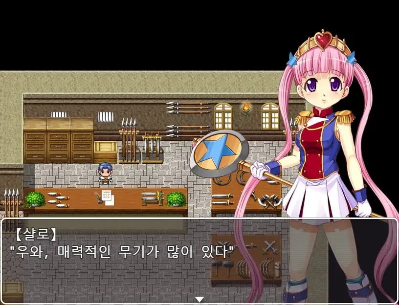 [Android 버전] 【시간정지 RPG】구국마법을 간직한 소녀 [한국어 번역판]のサンプル画像 6