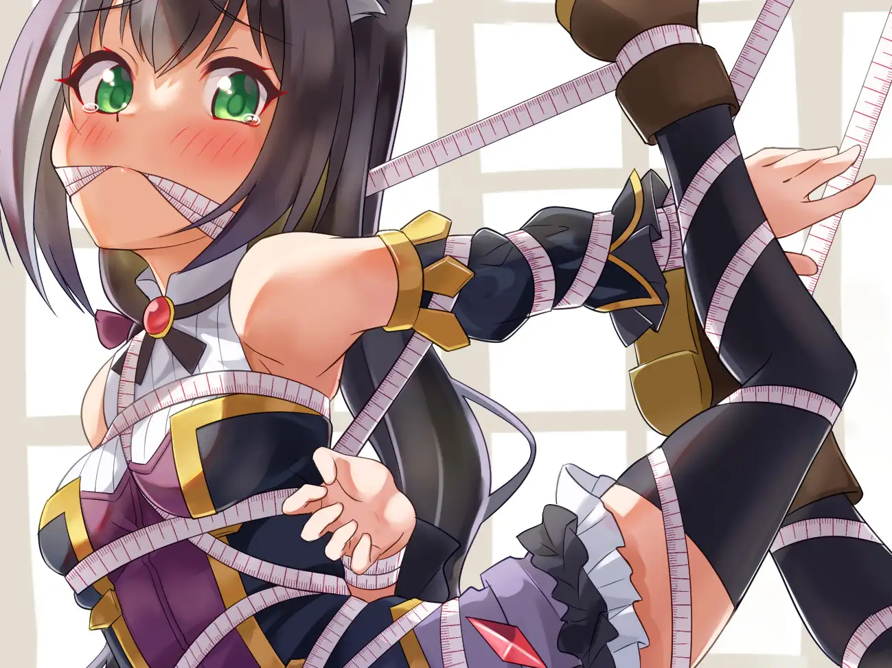 同人cg イラスト 着衣緊縛cg集 なわのかなた 22a 村雲茶屋さん 二次エロ集積クランプ