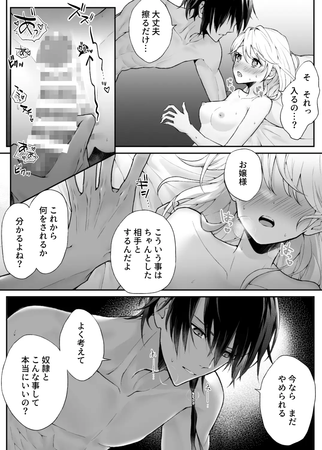 日常に退屈したお嬢様は奴○を買うことにしましたのサンプル画像6