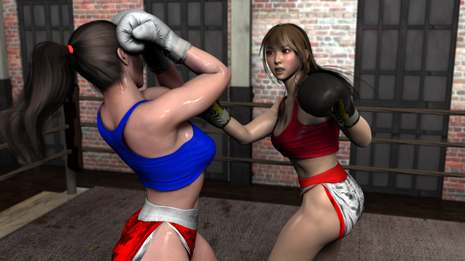 Boxing: Emi VS Qiuyue Part 1 [VariedCombat] | DLsite 同人