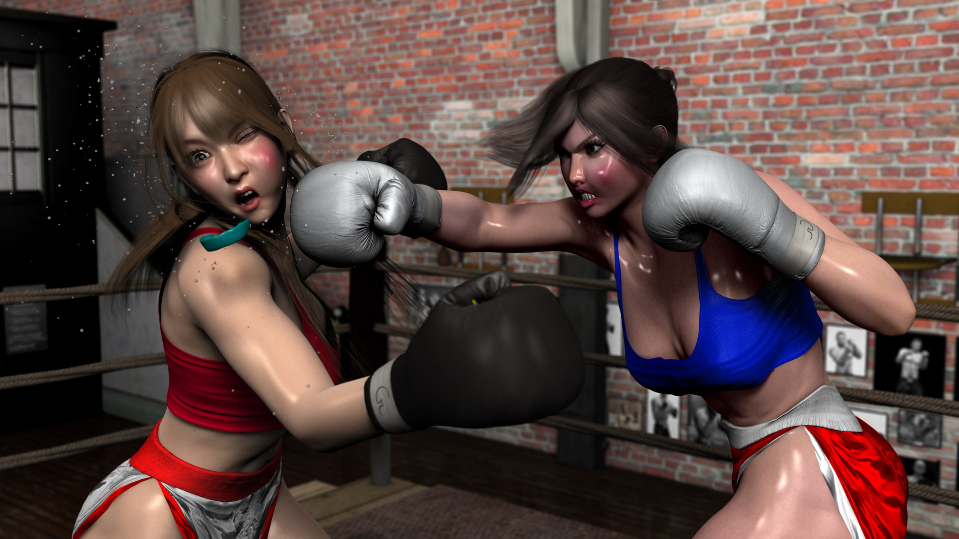 Boxing: Emi VS Qiuyue Part 1 [VariedCombat] | DLsite 同人
