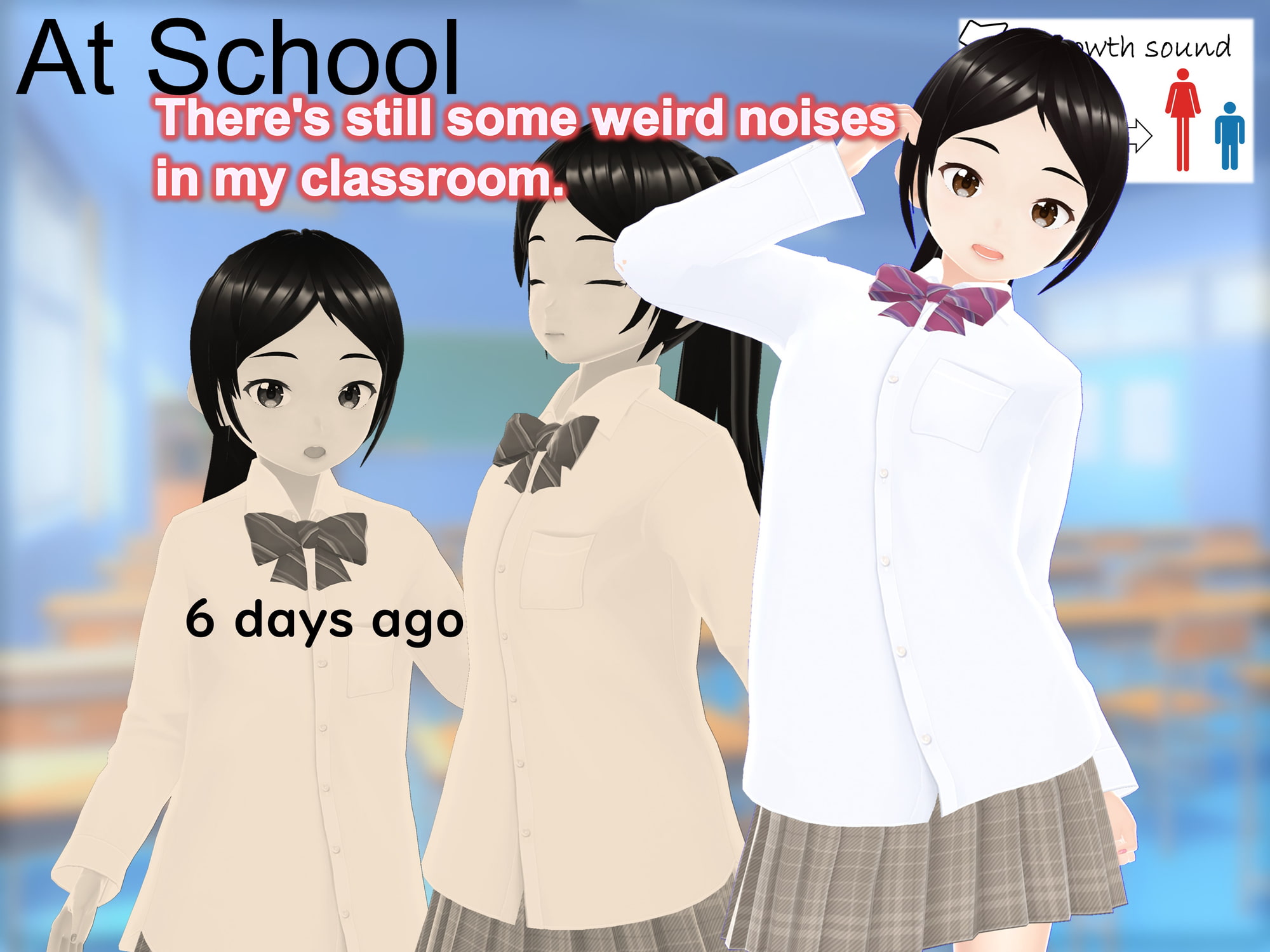 Outgrowing only girls, overtake boys full. Growth sound. Outgrowing only girls, overtake boys, growth sound in secretary. Growth sound. Outgrowing only girls, overtake boys full.