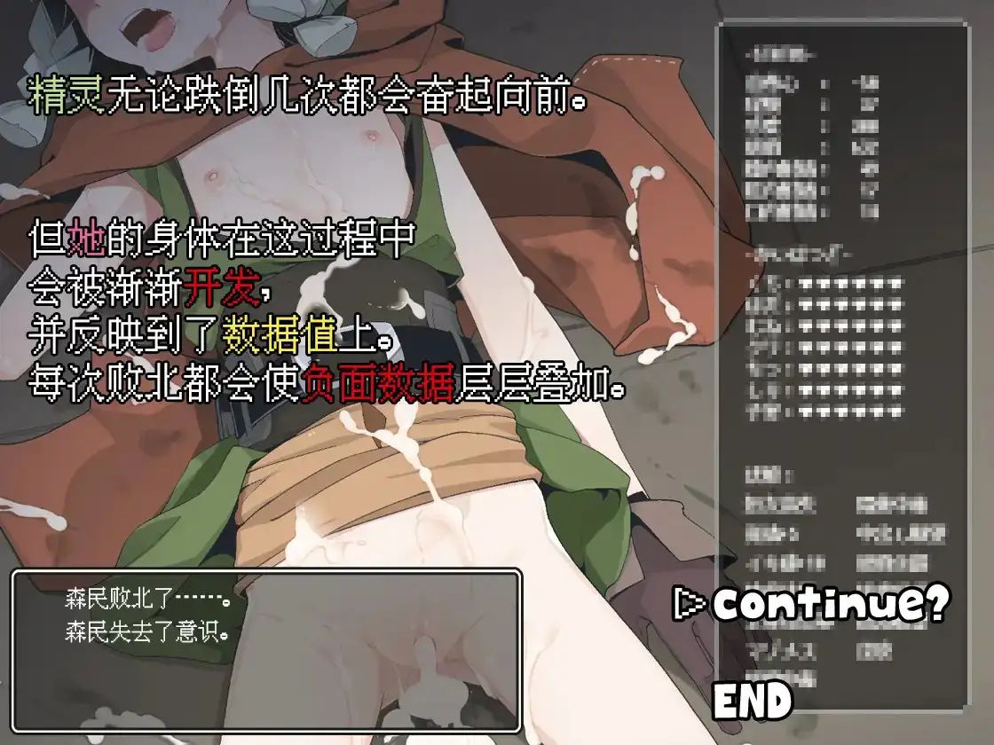 【简体中文版】在色情陷阱重重的迷宫中惨败连连的精灵酱