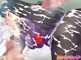 巨乳性奴会長 恥辱の白濁黒タイツ