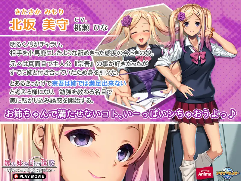 嫁の妹の甘い誘惑 ～お姉ちゃんよりも気持ちイイでしょ♪～ PLAY MOVIE