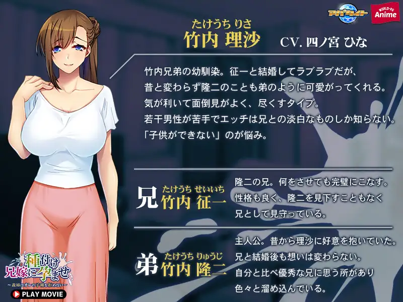 兄嫁に種付け孕ませ ～義姉はオレの子種を拒めない～ PLAY MOVIE