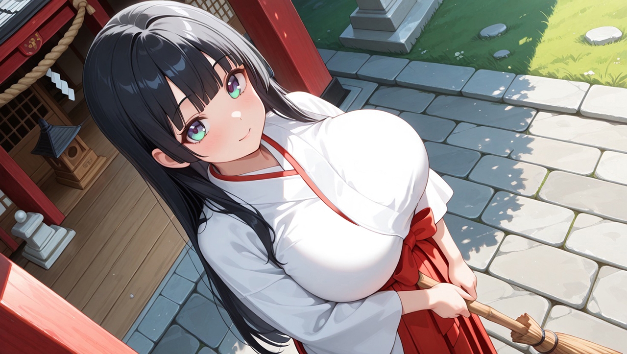 でか乳巫女と巨乳シスター サンプル6