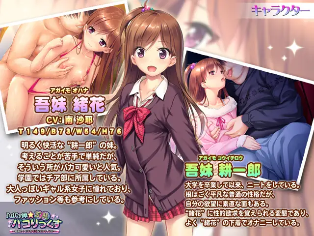 サンプル画像1|【エロゲーム】JuiCy妹☆変態パコりっくす ～目指せ！ モテカワHなオンナノコ♪～【アンモライト】