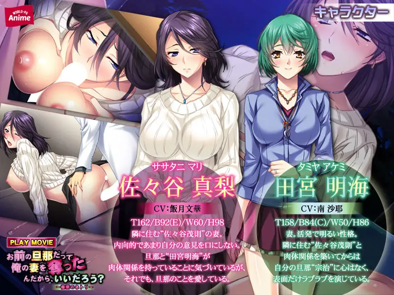 お前の旦那だって俺の妻を奪ったんだから、いいだろう? ~復讐のネトリ~ PLAY MOVIE